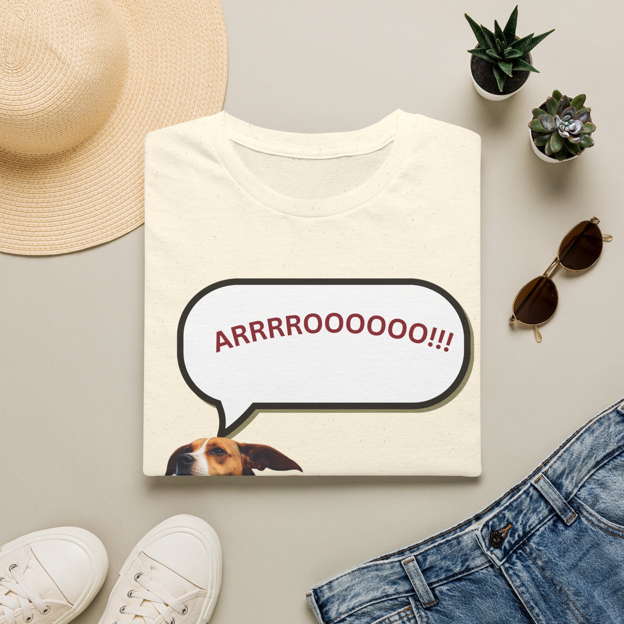 Beagle the Superdog 'ARRRROOOOO!!!' T‑Shirt