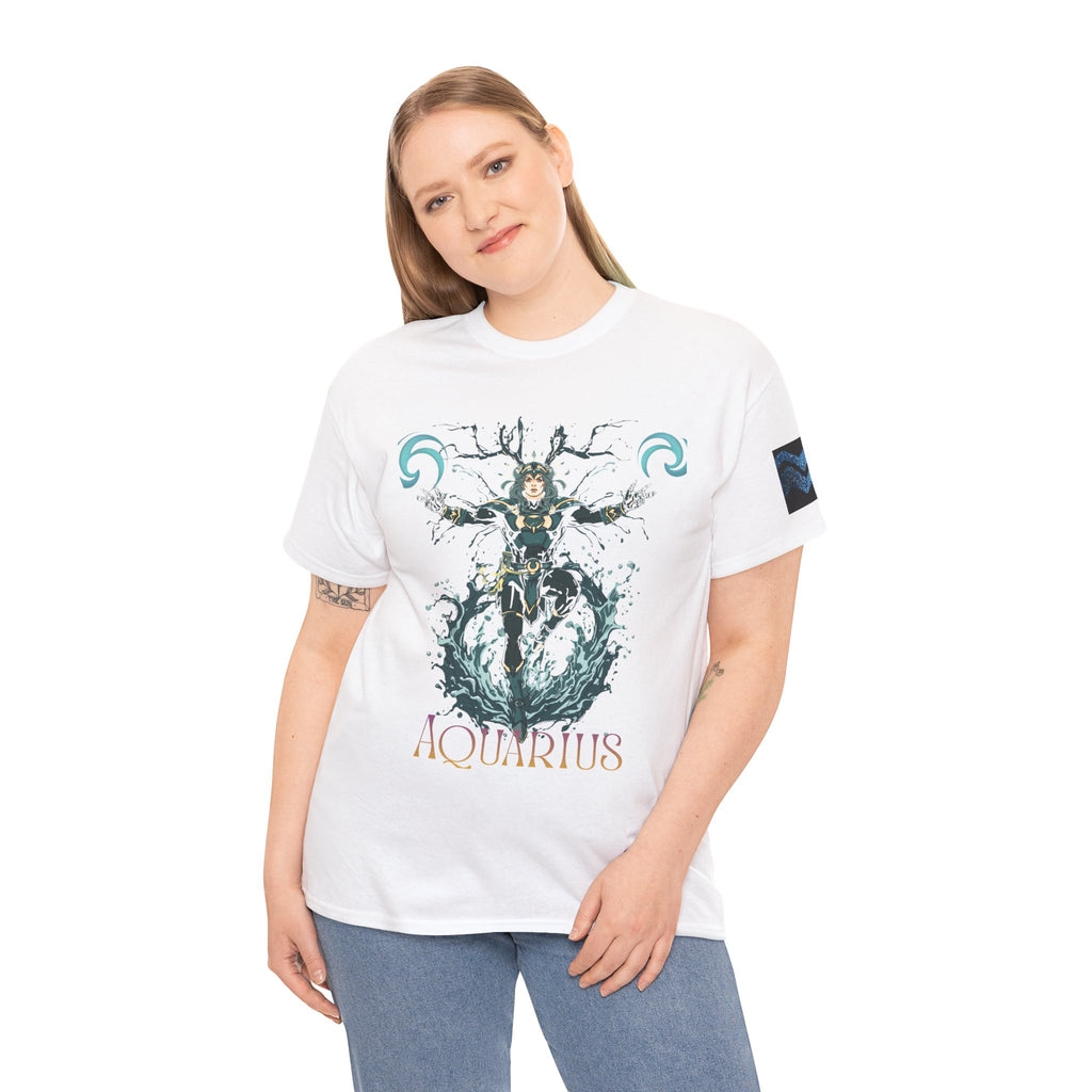 Aquarius Zodiac T‑Shirt — Aquarius Astrology Tee