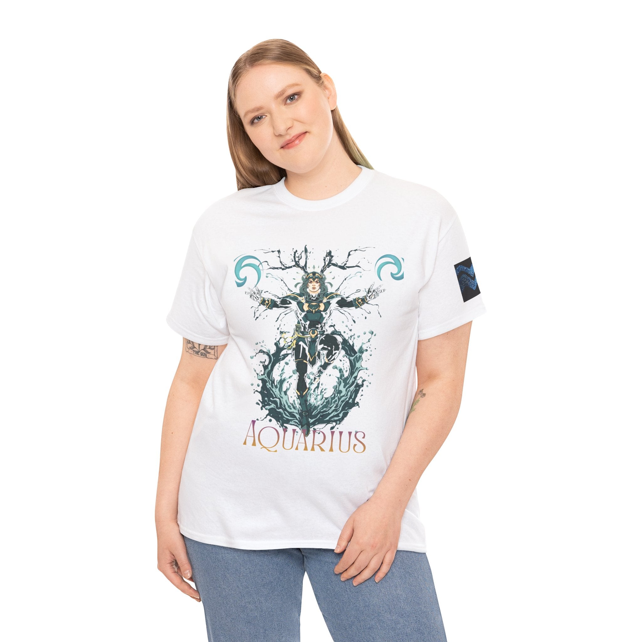 Aquarius Zodiac T‑Shirt — Aquarius Astrology Tee