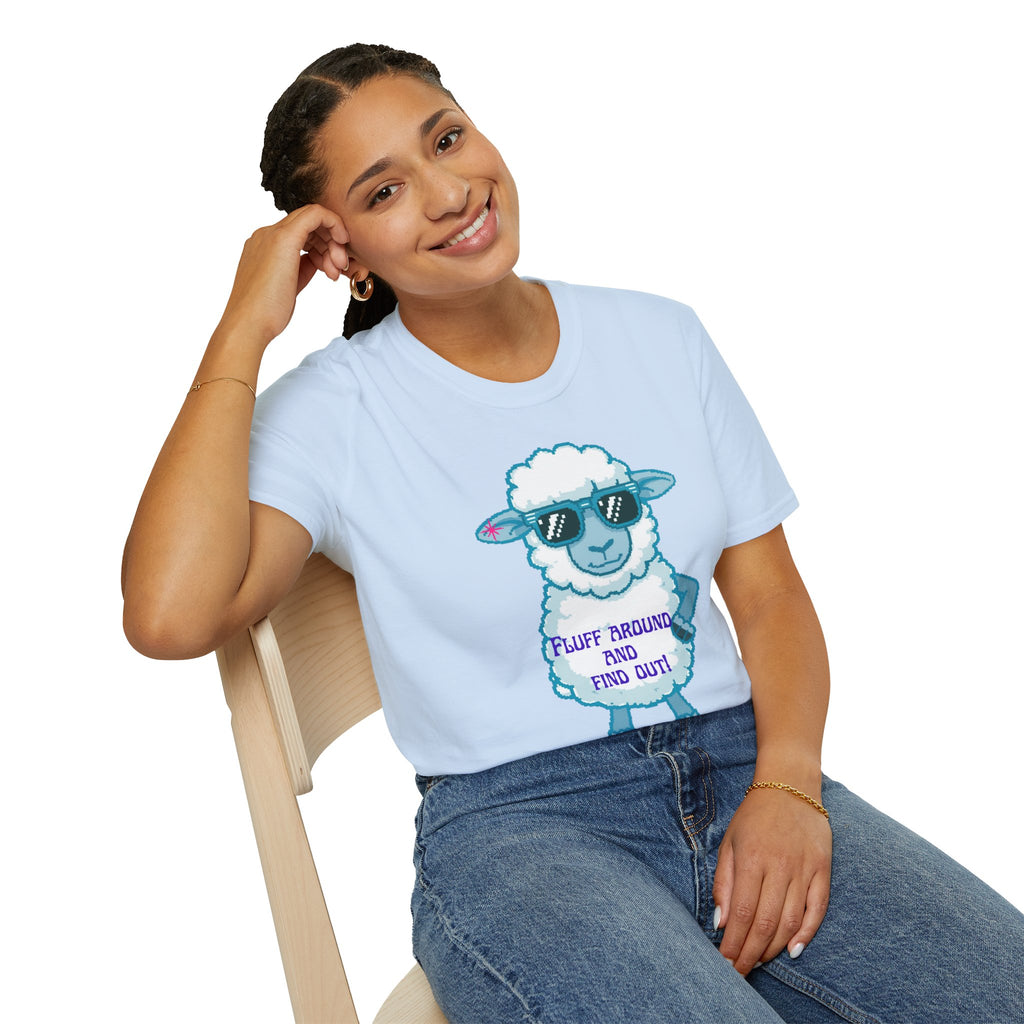 Sassy Sheep T-Shirt — Fluff Around and Find Out Graphic Tee