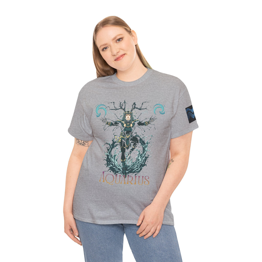 Aquarius Zodiac T‑Shirt — Aquarius Astrology Tee