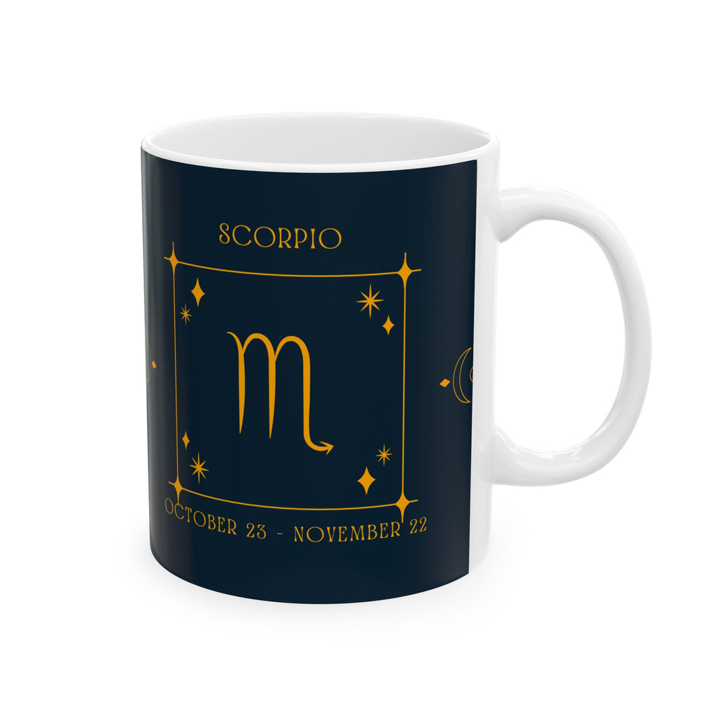 Scorpio Zodiac Ceramic Mug – Scorpio Zodiac Astrology Coffee Cup
