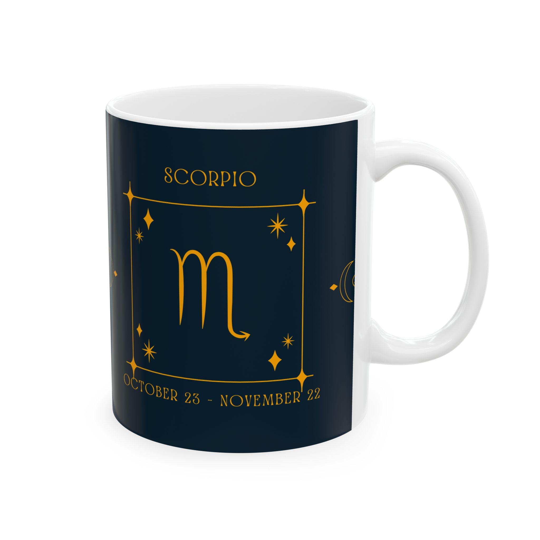 Scorpio Zodiac Ceramic Mug – Scorpio Zodiac Astrology Coffee Cup