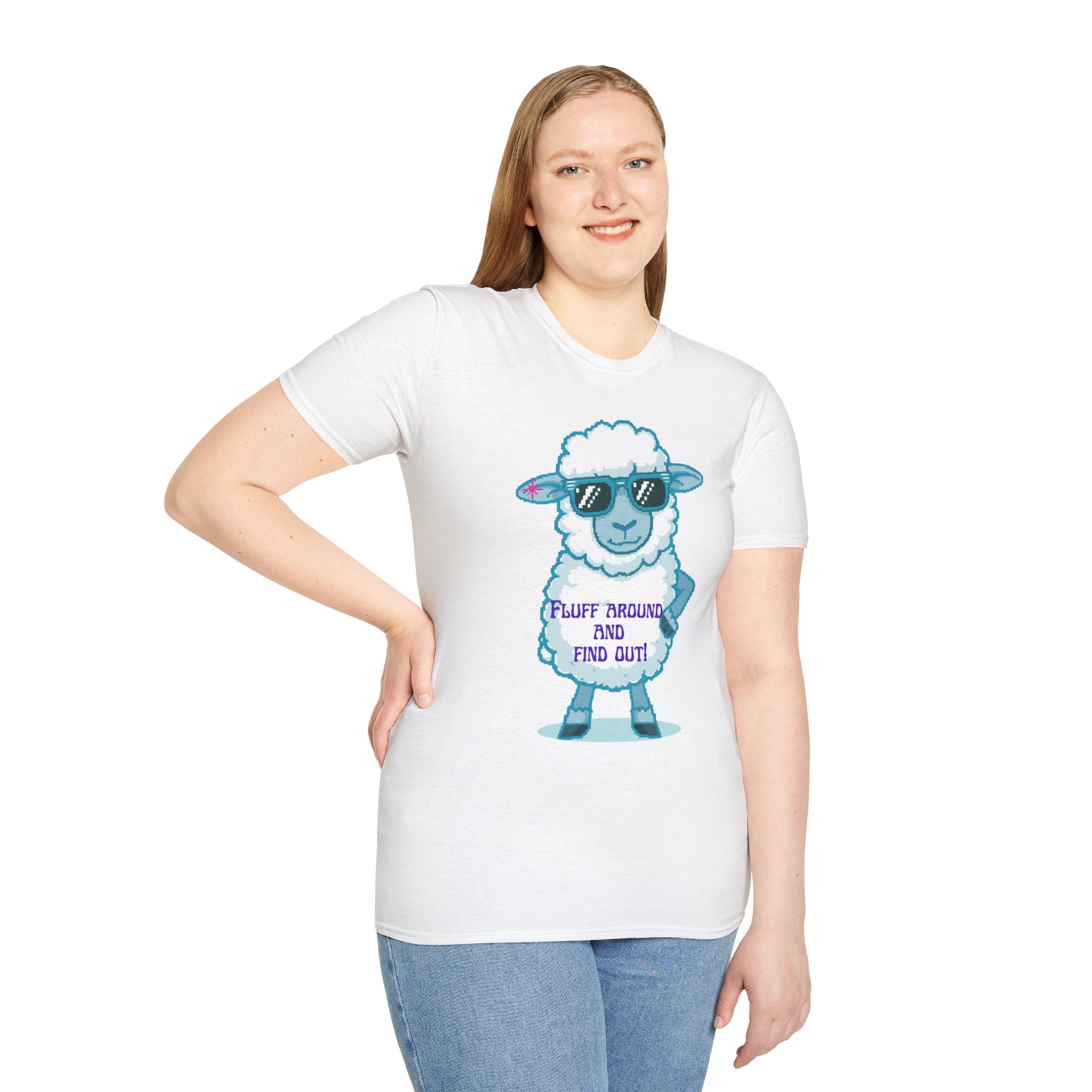 Sassy Sheep T-Shirt — Fluff Around and Find Out Graphic Tee