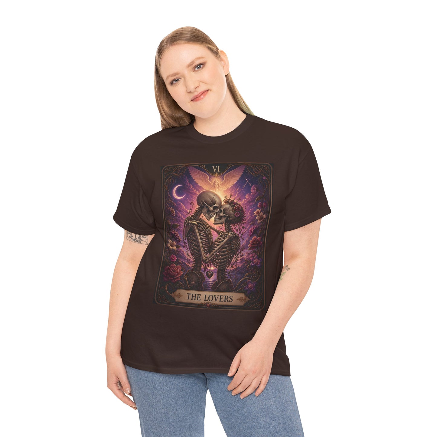 Tarot 'The Lovers' Skeleton Kiss Tee