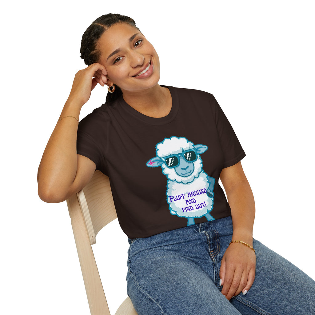 Sassy Sheep T-Shirt — Fluff Around and Find Out Graphic Tee