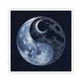 Moon Yin Yang Sticker — Celestial Lunar Art Kiss-Cut Decal