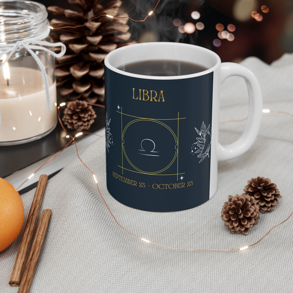 Libra Zodiac Mug – Libra Zodiac Astrology Coffee Cup