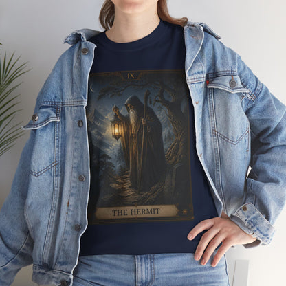 Tarot 'The Hermit' T-Shirt – Mystic Lantern Card Tee