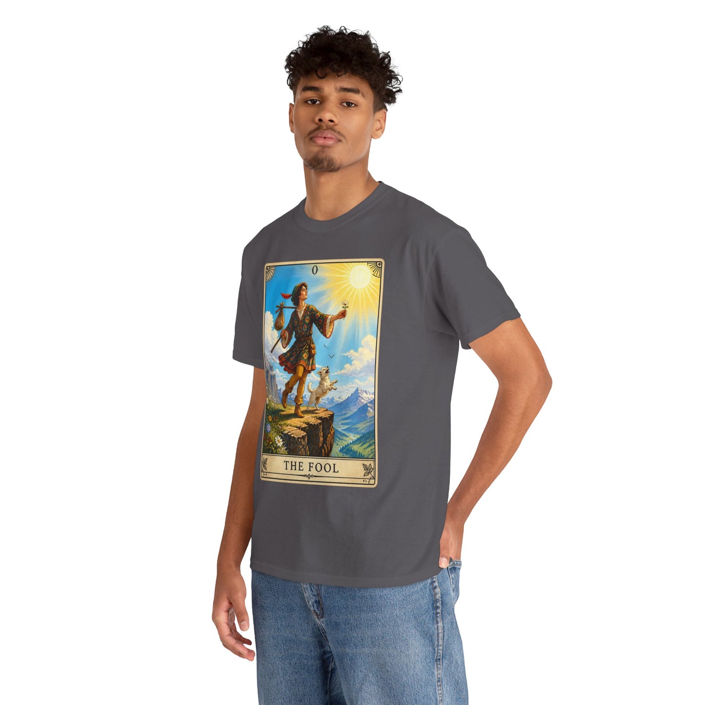 The Fool Tarot Card T‑Shirt — Vintage Major Arcana Graphic Tee