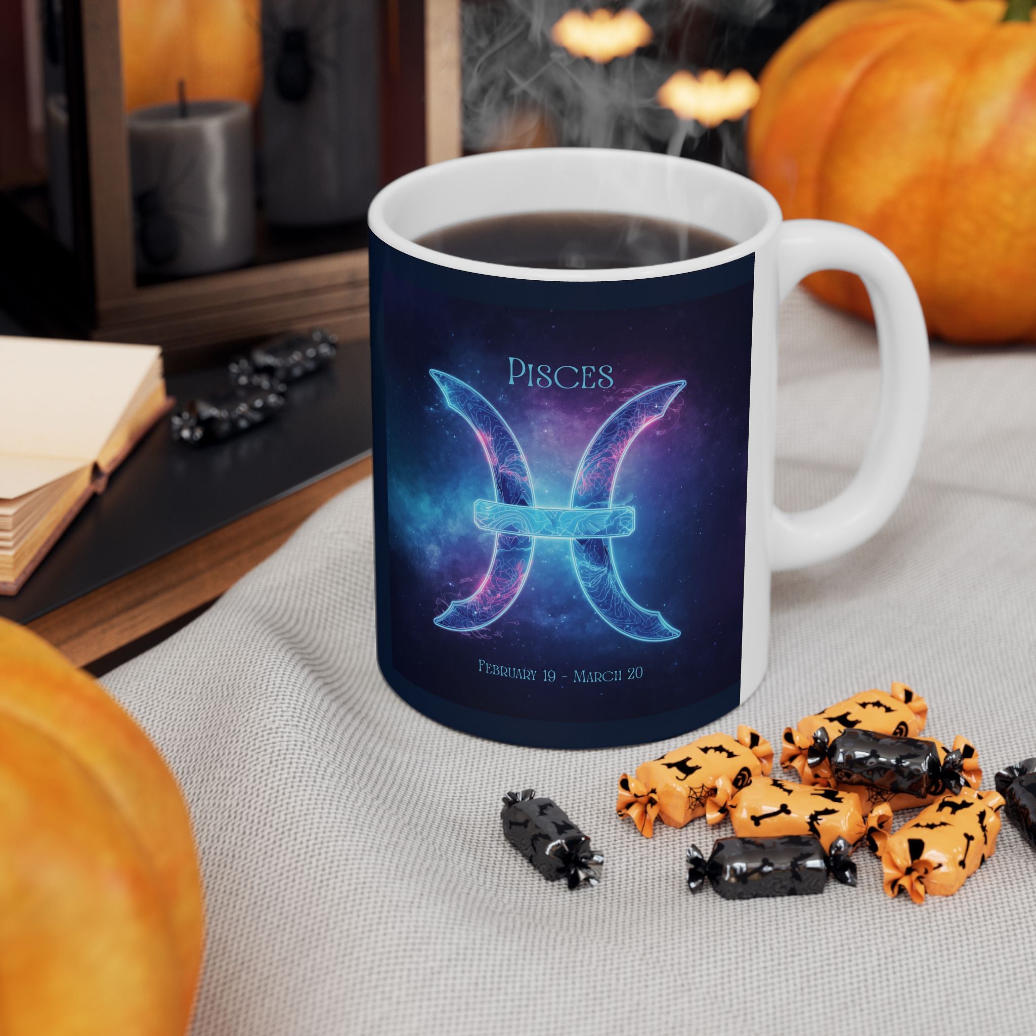 Pisces Zodiac Ceramic Mug — Pisces Zodiac 11oz/15oz