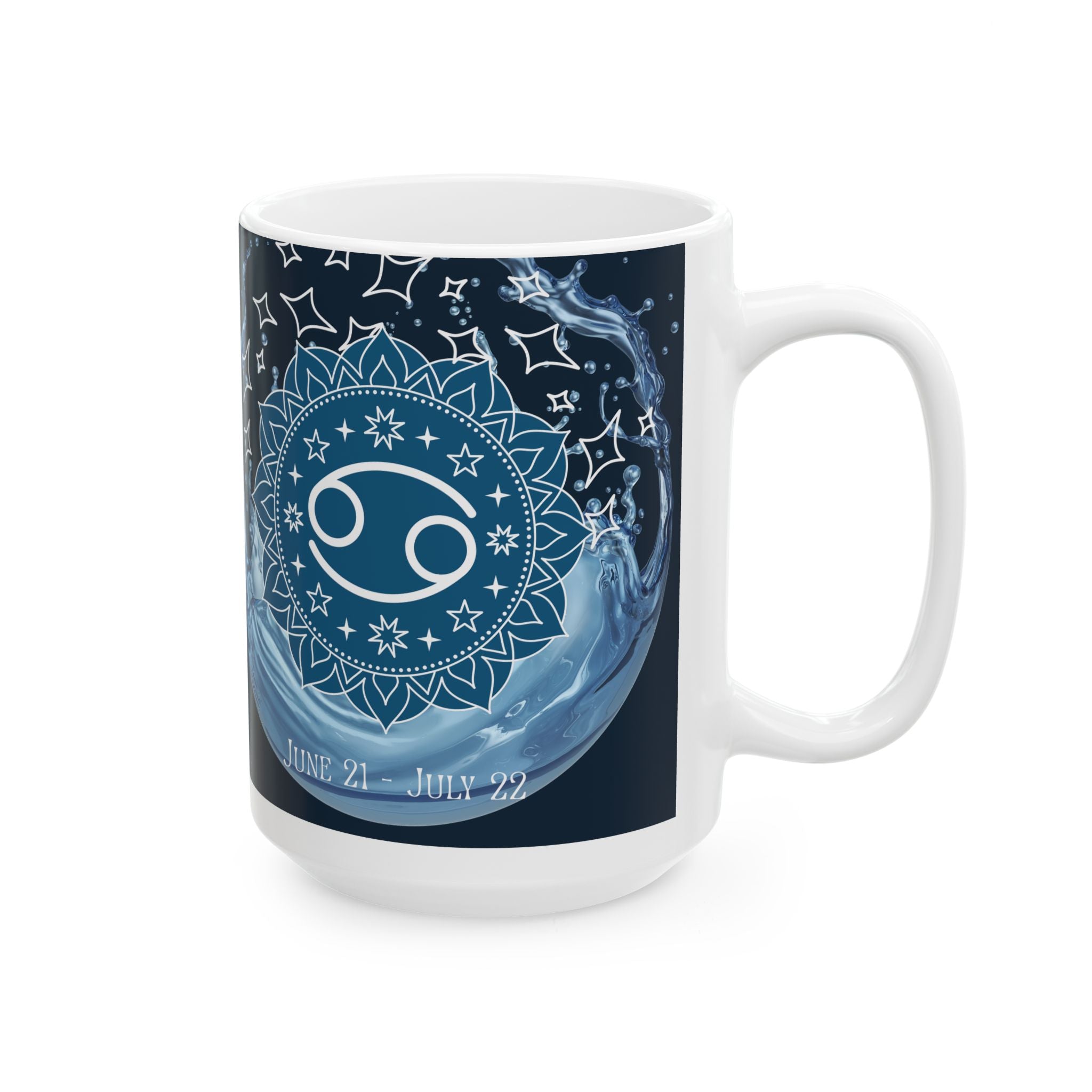 Cancer Zodiac Ceramic Mug — Cancer Zodiac Astrology Coffee Cup (11oz/15oz)
