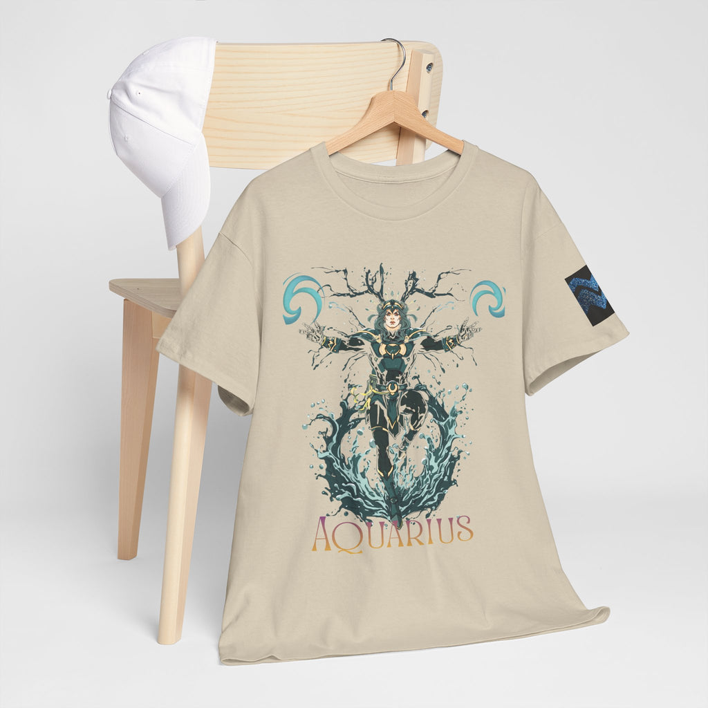 Aquarius Zodiac T‑Shirt — Aquarius Astrology Tee