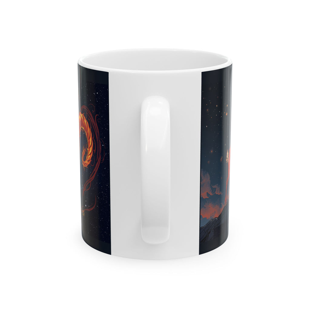 Aries Zodiac Mug — Aries Constellation Ceramic Coffee Cup (11oz, 15oz)