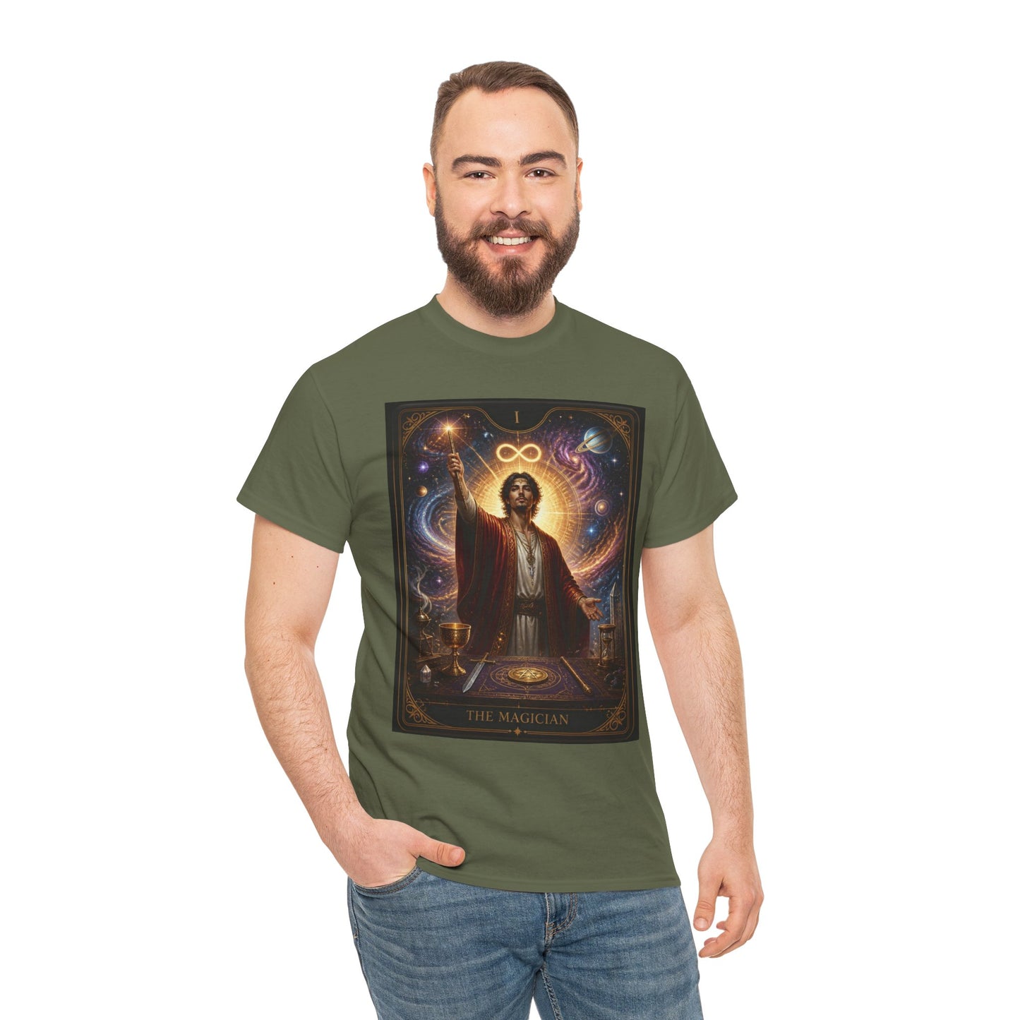 Mystic Magician Tarot T-Shirt — The Magus Arcana Illustration Tee