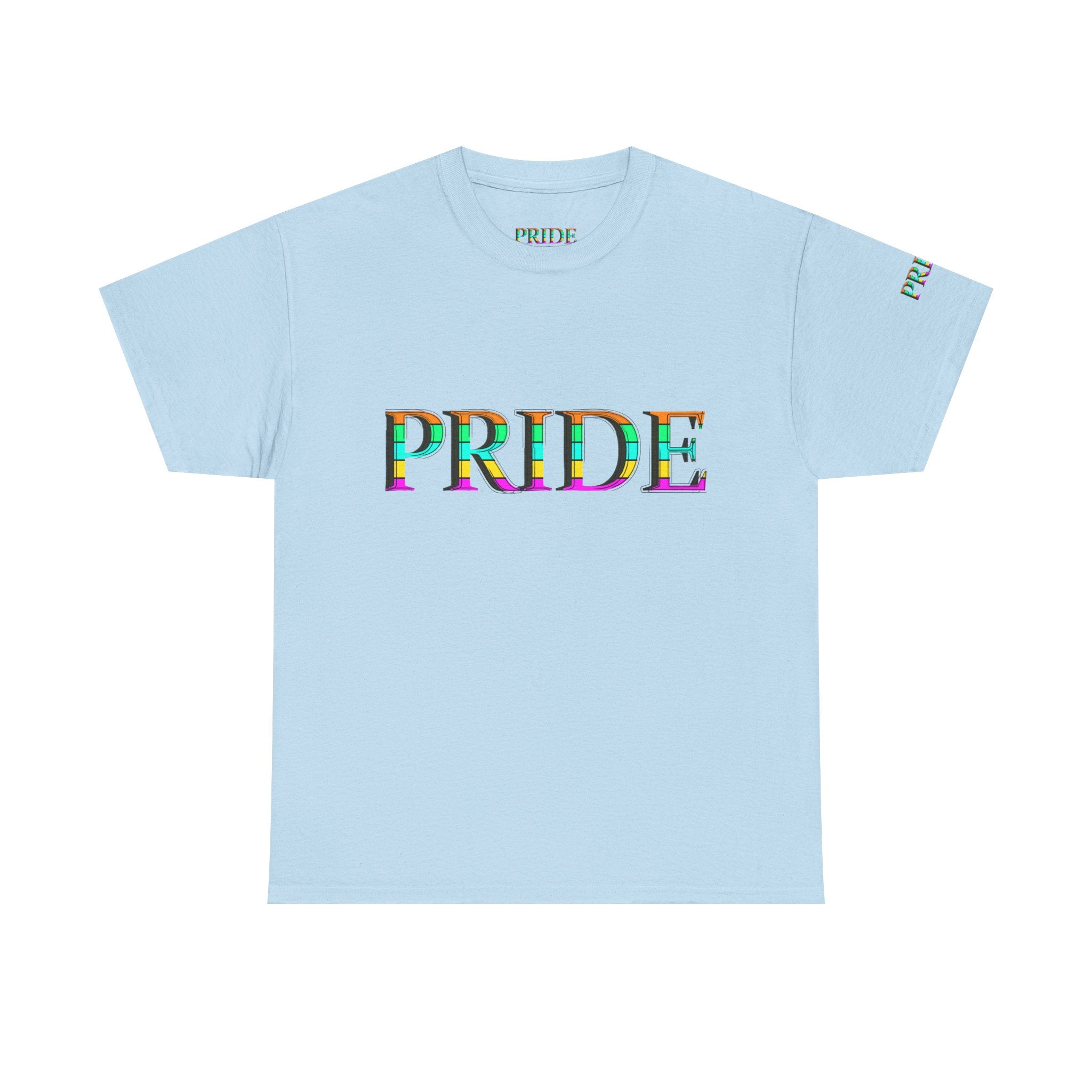 Pride Rainbow Text Tee | LGBTQ+ Pride Shirt