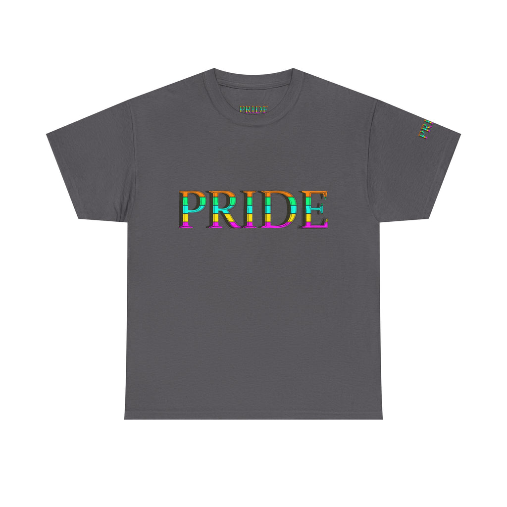 Pride Rainbow Text Tee | LGBTQ+ Pride Shirt