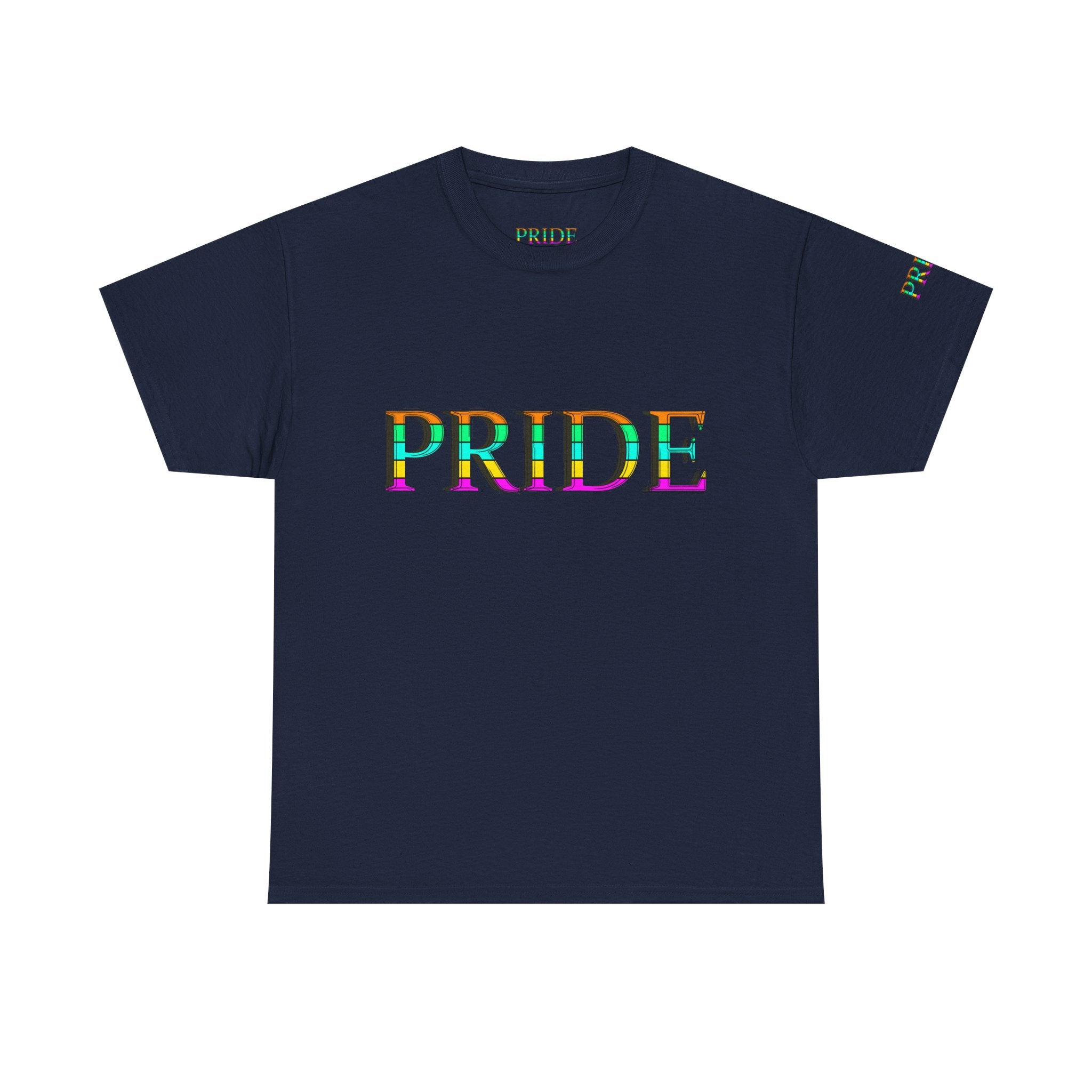 Pride Rainbow Text Tee | LGBTQ+ Pride Shirt