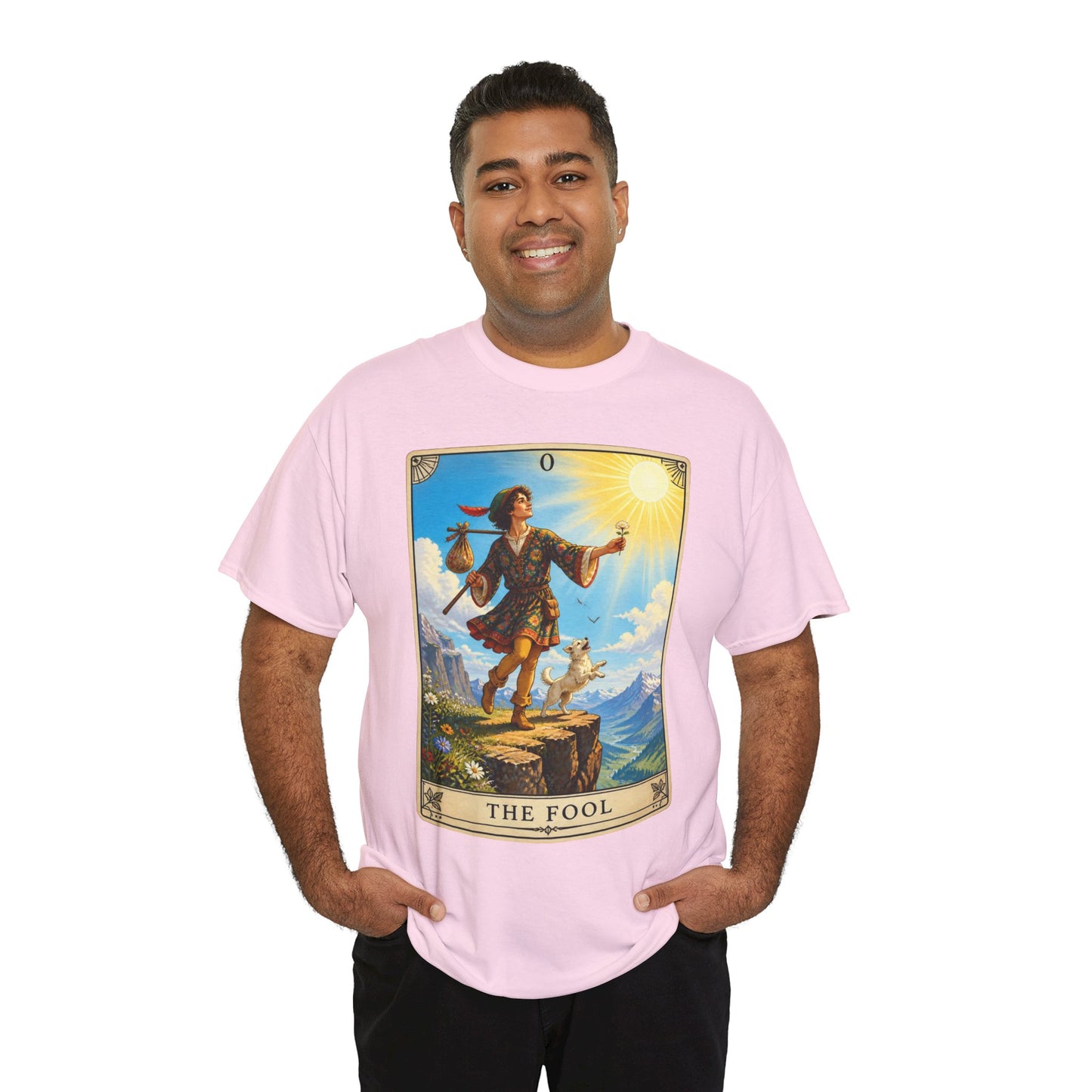 The Fool Tarot Card T‑Shirt — Vintage Major Arcana Graphic Tee