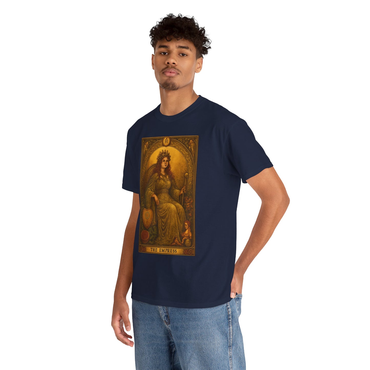 The Empress Tarot Card T-Shirt — Vintage Occult Astrology Graphic Tee
