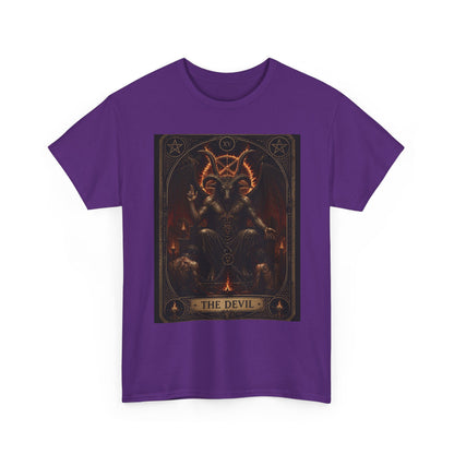 The Devil Tarot T‑Shirt — Occult Gothic Tarot Card Tee