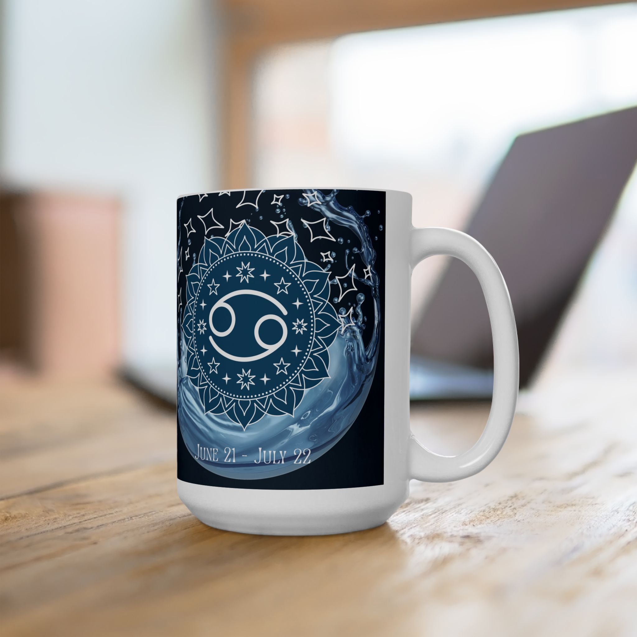 Cancer Zodiac Ceramic Mug — Cancer Zodiac Astrology Coffee Cup (11oz/15oz)