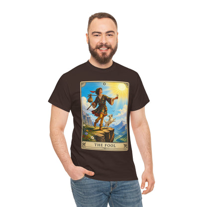 The Fool Tarot Card T‑Shirt — Vintage Major Arcana Graphic Tee