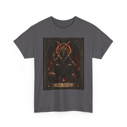 The Devil Tarot T‑Shirt — Occult Gothic Tarot Card Tee