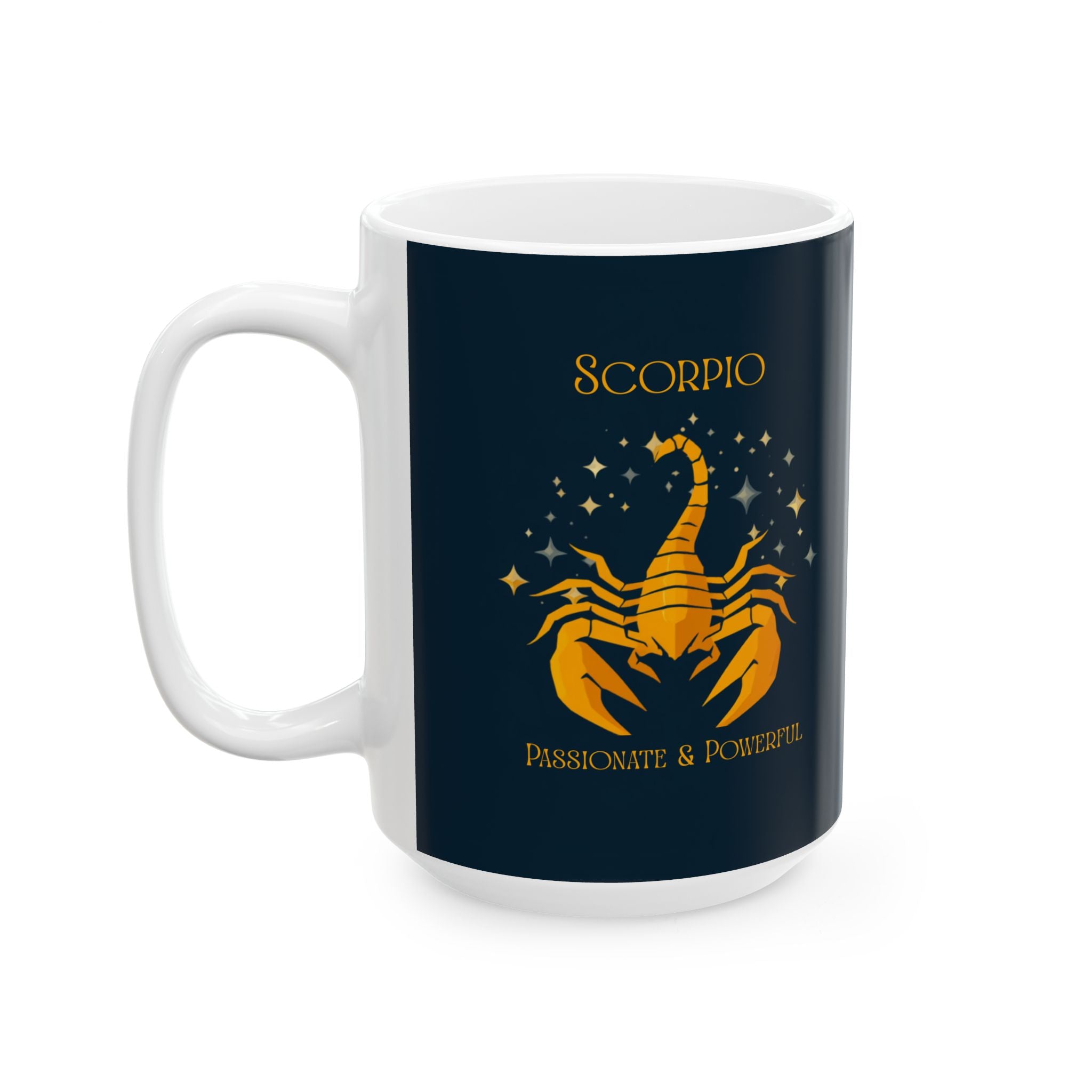 Scorpio Zodiac Ceramic Mug – Scorpio Zodiac Astrology Coffee Cup