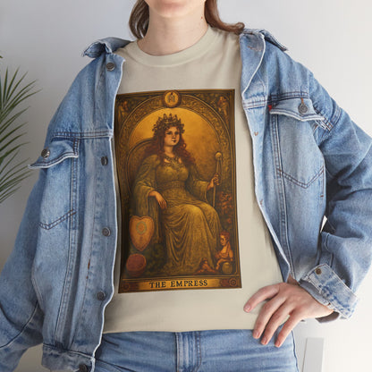 The Empress Tarot Card T-Shirt — Vintage Occult Astrology Graphic Tee