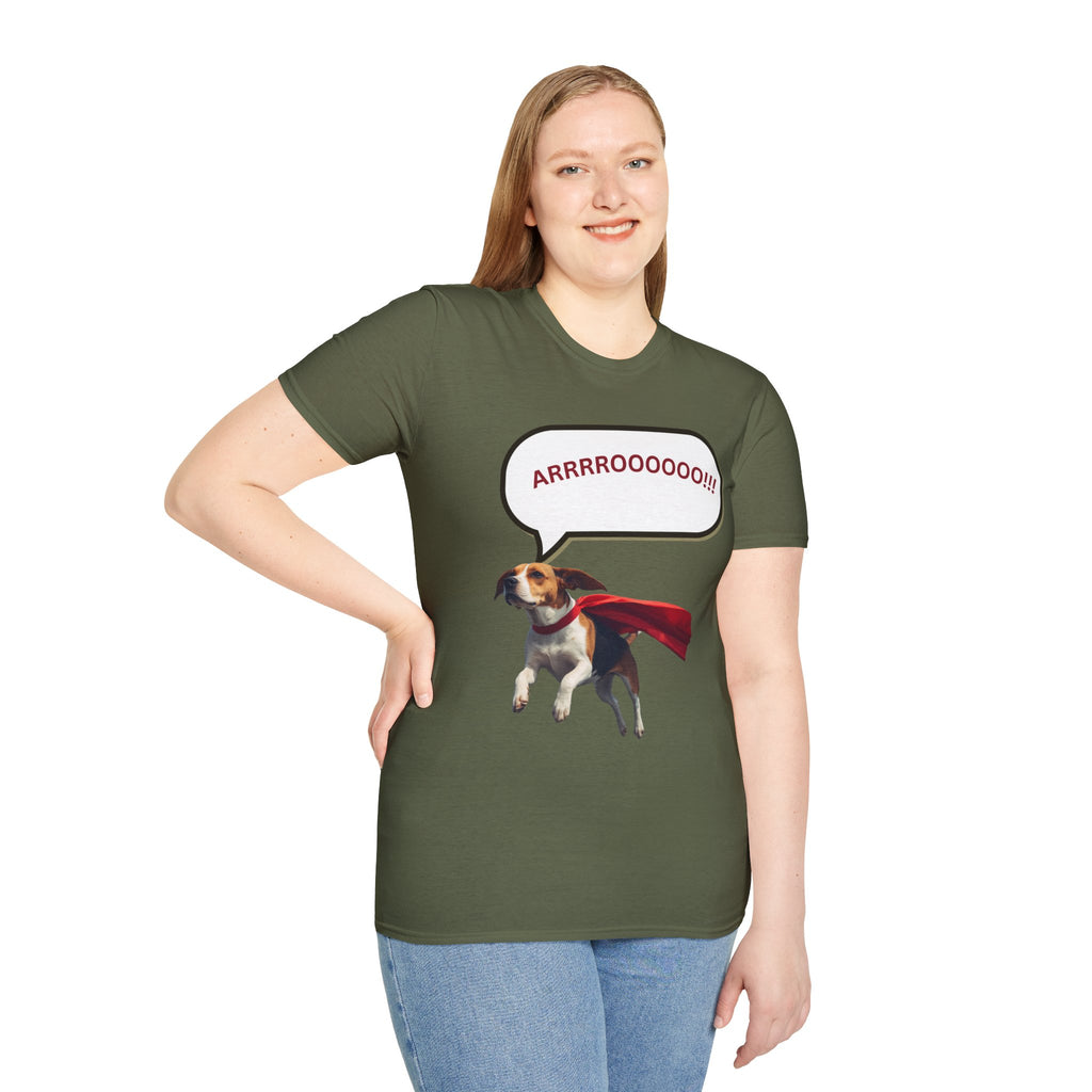 Beagle the Superdog 'ARRRROOOOO!!!' T‑Shirt