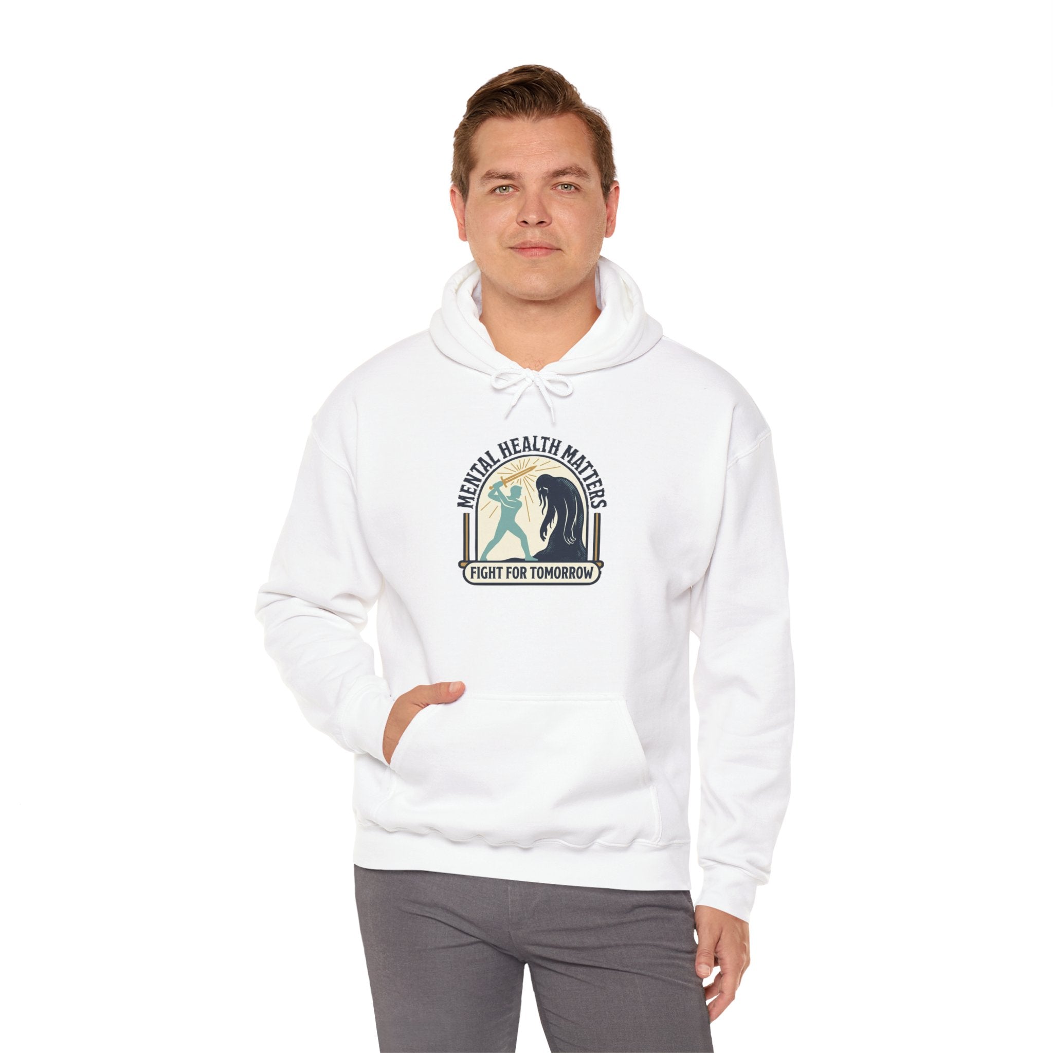 Mental Health Matters Hoodie | Wear Green, Awareness Ribbon, Self-Care