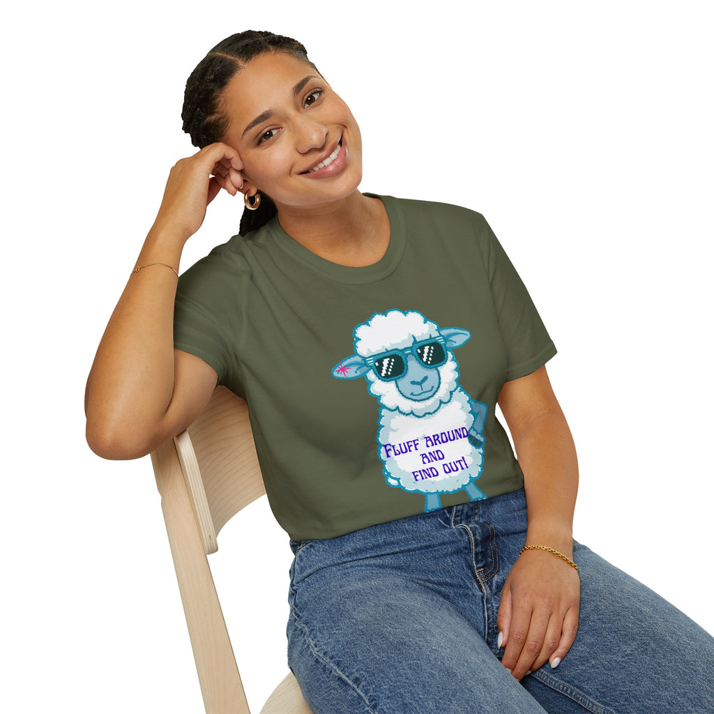Sassy Sheep T-Shirt — Fluff Around and Find Out Graphic Tee