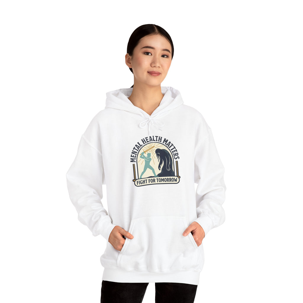 Mental Health Matters Hoodie | Wear Green, Awareness Ribbon, Self-Care