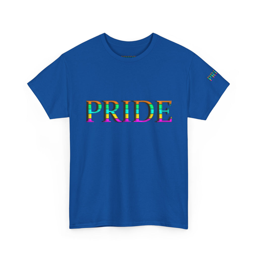 Pride Rainbow Text Tee | LGBTQ+ Pride Shirt