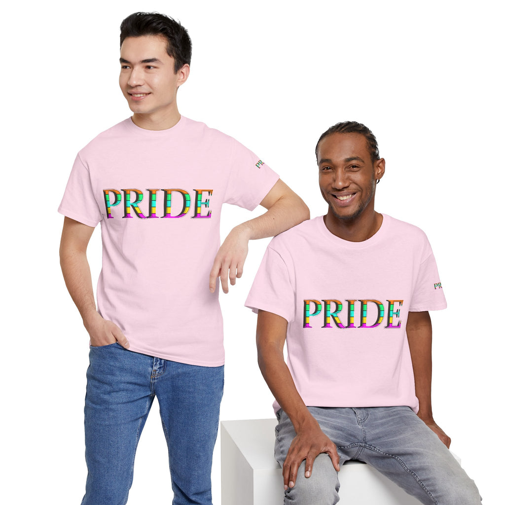 Pride Rainbow Text Tee | LGBTQ+ Pride Shirt