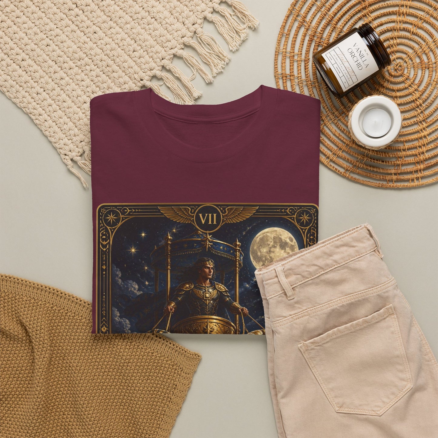 The Chariot Tarot T-Shirt — Vintage Occult Illustration Tee