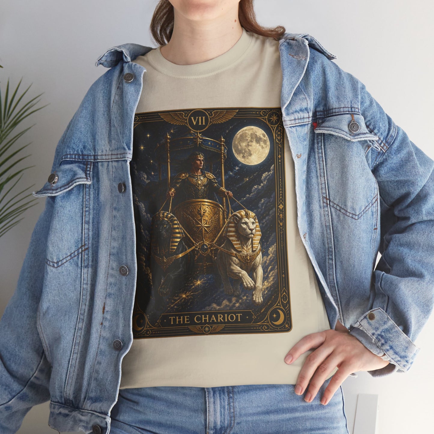The Chariot Tarot T-Shirt — Vintage Occult Illustration Tee