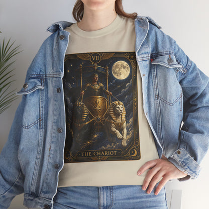 The Chariot Tarot T-Shirt — Vintage Occult Illustration Tee