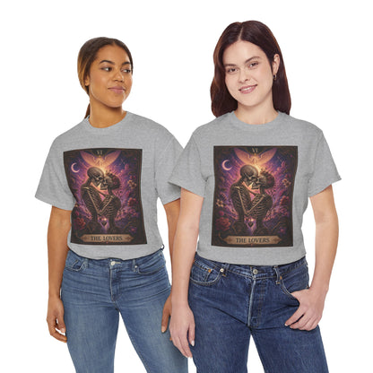 Tarot 'The Lovers' Skeleton Kiss Tee