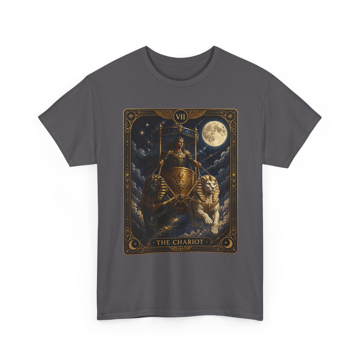 The Chariot Tarot T-Shirt — Vintage Occult Illustration Tee