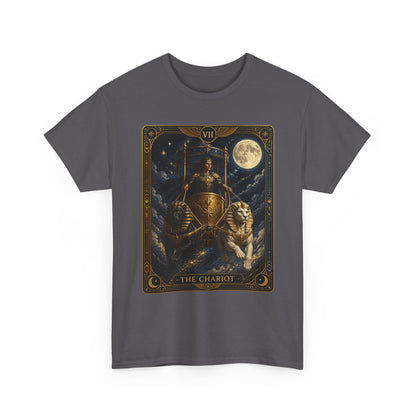 The Chariot Tarot T-Shirt — Vintage Occult Illustration Tee