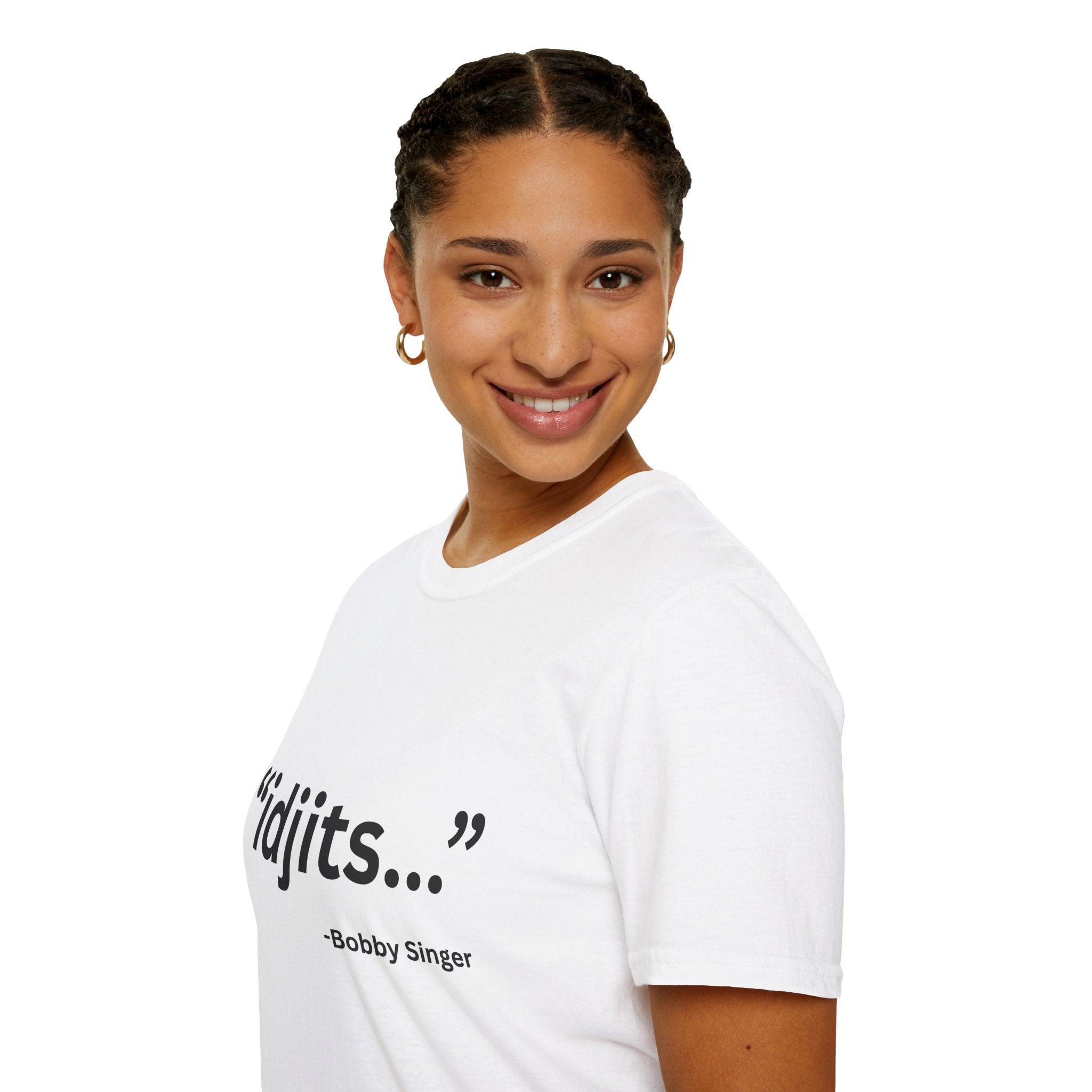 idjits quote T-Shirt | Bobby Singer Supernatural TV Show Tee