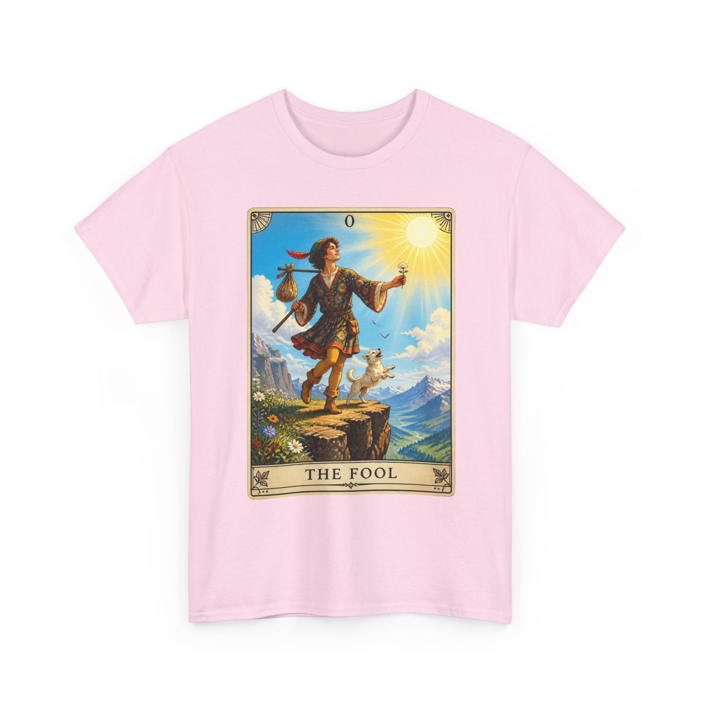 The Fool Tarot Card T‑Shirt — Vintage Major Arcana Graphic Tee