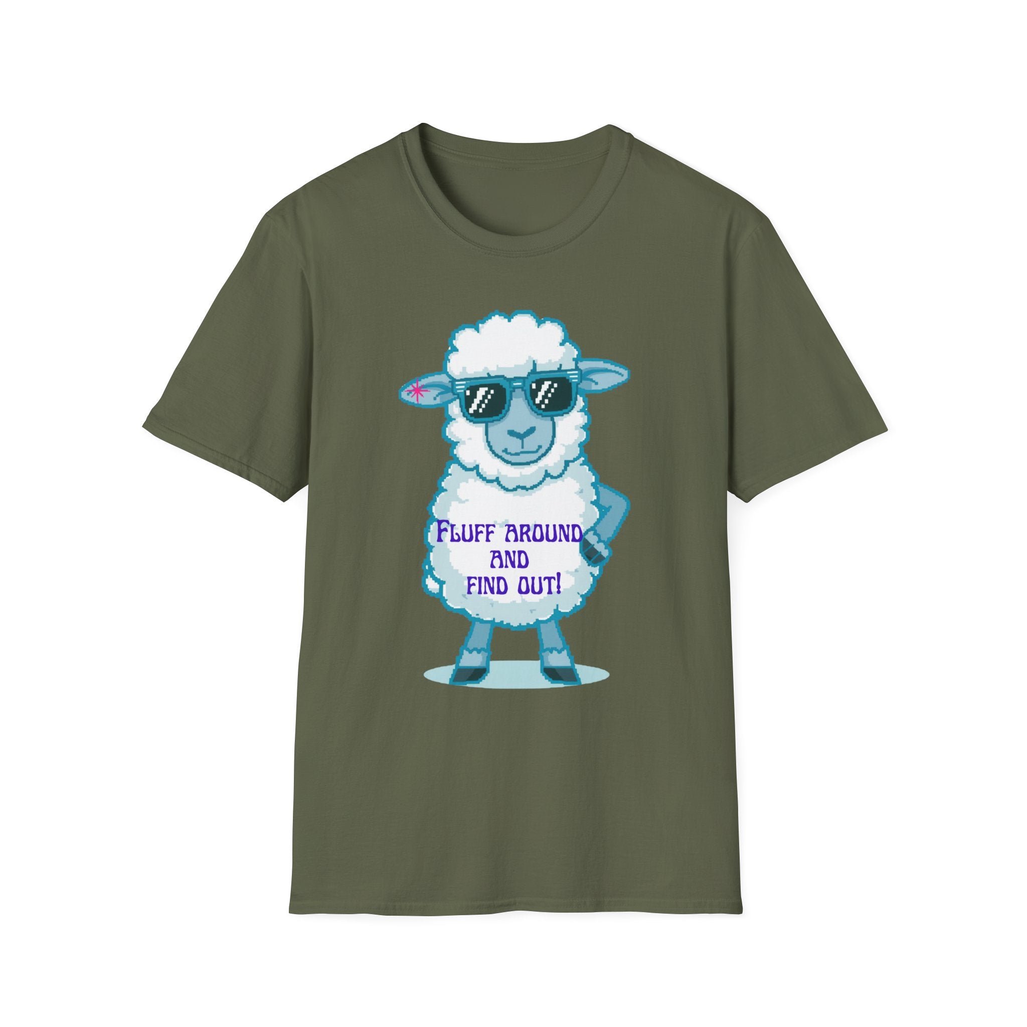Sassy Sheep T-Shirt — Fluff Around and Find Out Graphic Tee