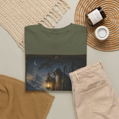 Tarot 'The Hermit' T-Shirt – Mystic Lantern Card Tee