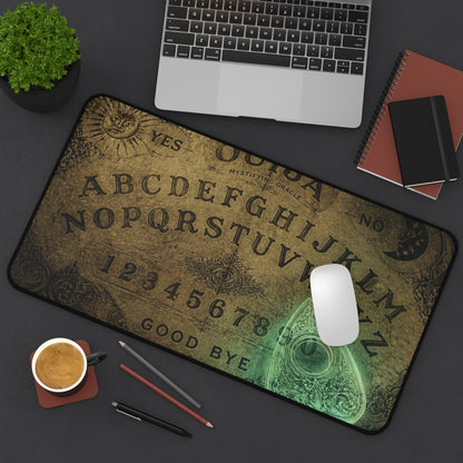 Ouija Board Desk Mat – Vintage Spirit Board Mouse Pad