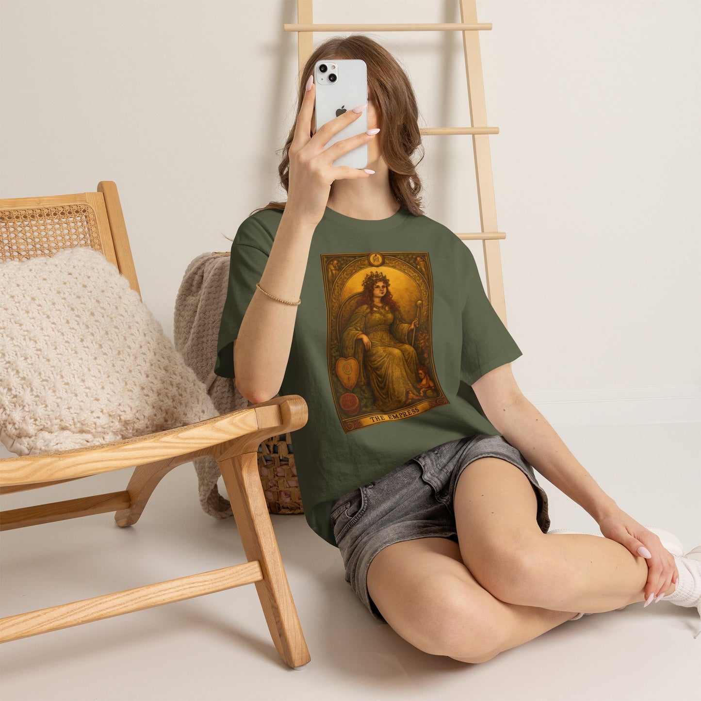 The Empress Tarot Card T-Shirt — Vintage Occult Astrology Graphic Tee