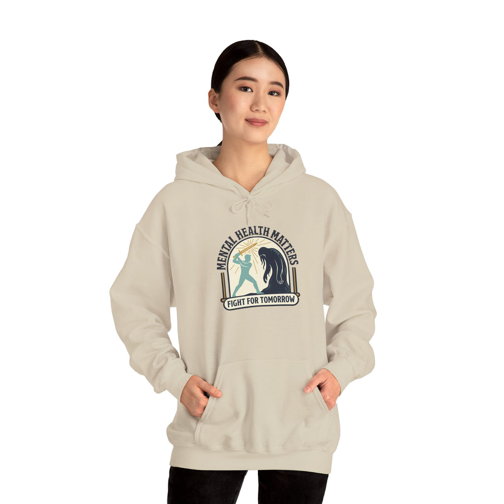 Mental Health Matters Hoodie | Wear Green, Awareness Ribbon, Self-Care