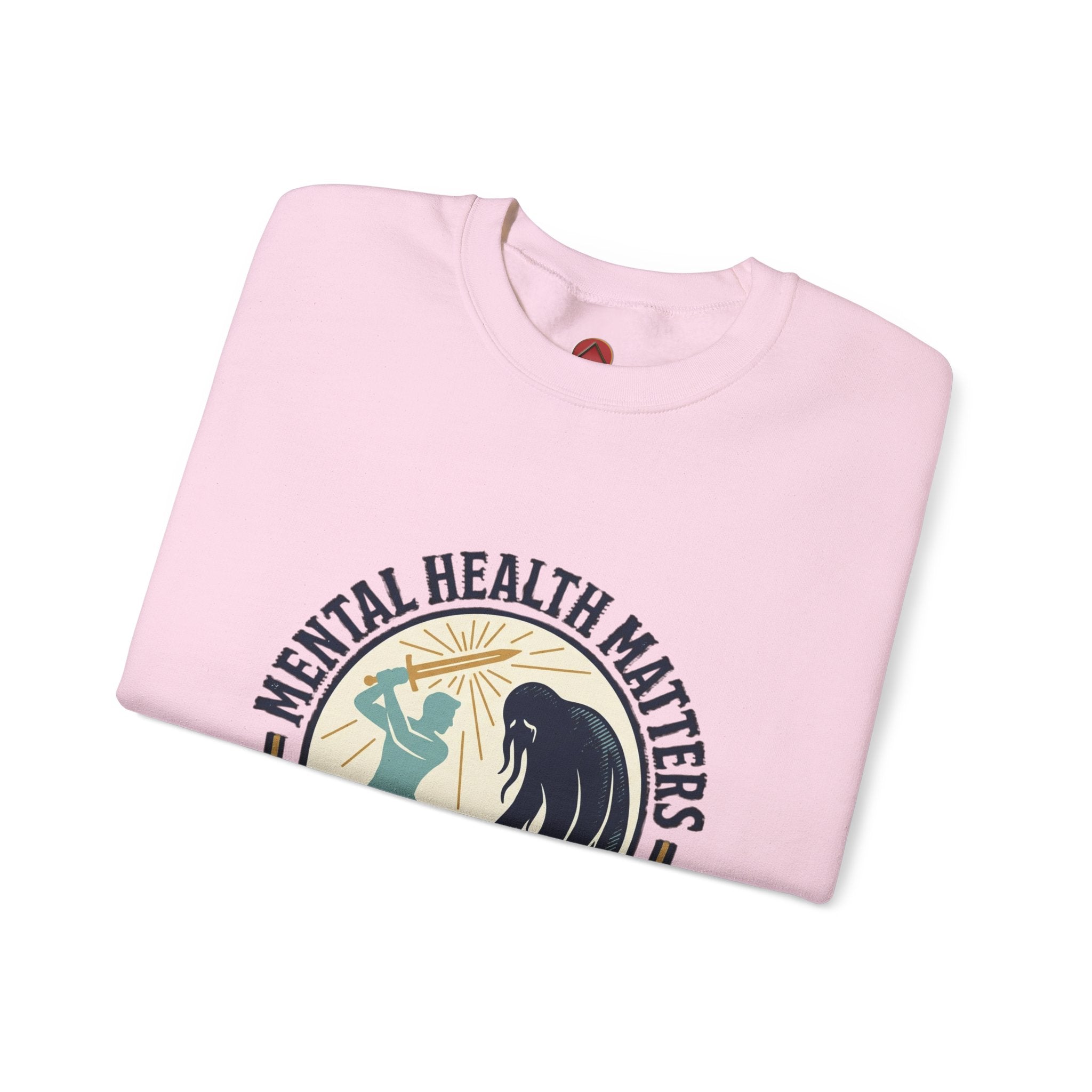 Mental Health Matters Crewneck Sweatshirt | wear green, awareness ribbon